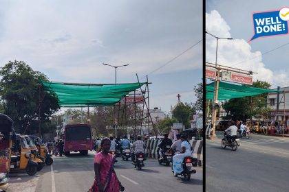 New Shade Shelter at Kallakurichi Government Hospital Bus Stop Brings Relief During Summer Heat